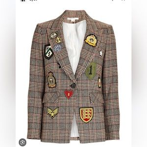 Veronica Beard Merlin Patch dickey jacket